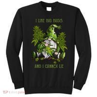 Gnome I Like Big Buds And I Cannot Lie Weed 420 Stoner Idea Sweatshirt thumb 0