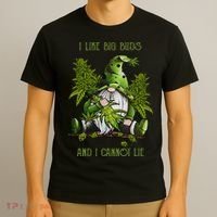 Gnome I Like Big Buds And I Cannot Lie Weed 420 Stoner Idea T-Shirt thumb 3