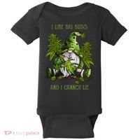 Gnome I Like Big Buds And I Cannot Lie Weed 420 Stoner Idea Baby Bodysuit thumb 0