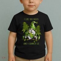 Gnome I Like Big Buds And I Cannot Lie Weed 420 Stoner Idea Toddler T-Shirt thumb 2