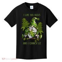 Gnome I Like Big Buds And I Cannot Lie Weed 420 Stoner Idea Kids T-Shirt thumb 0