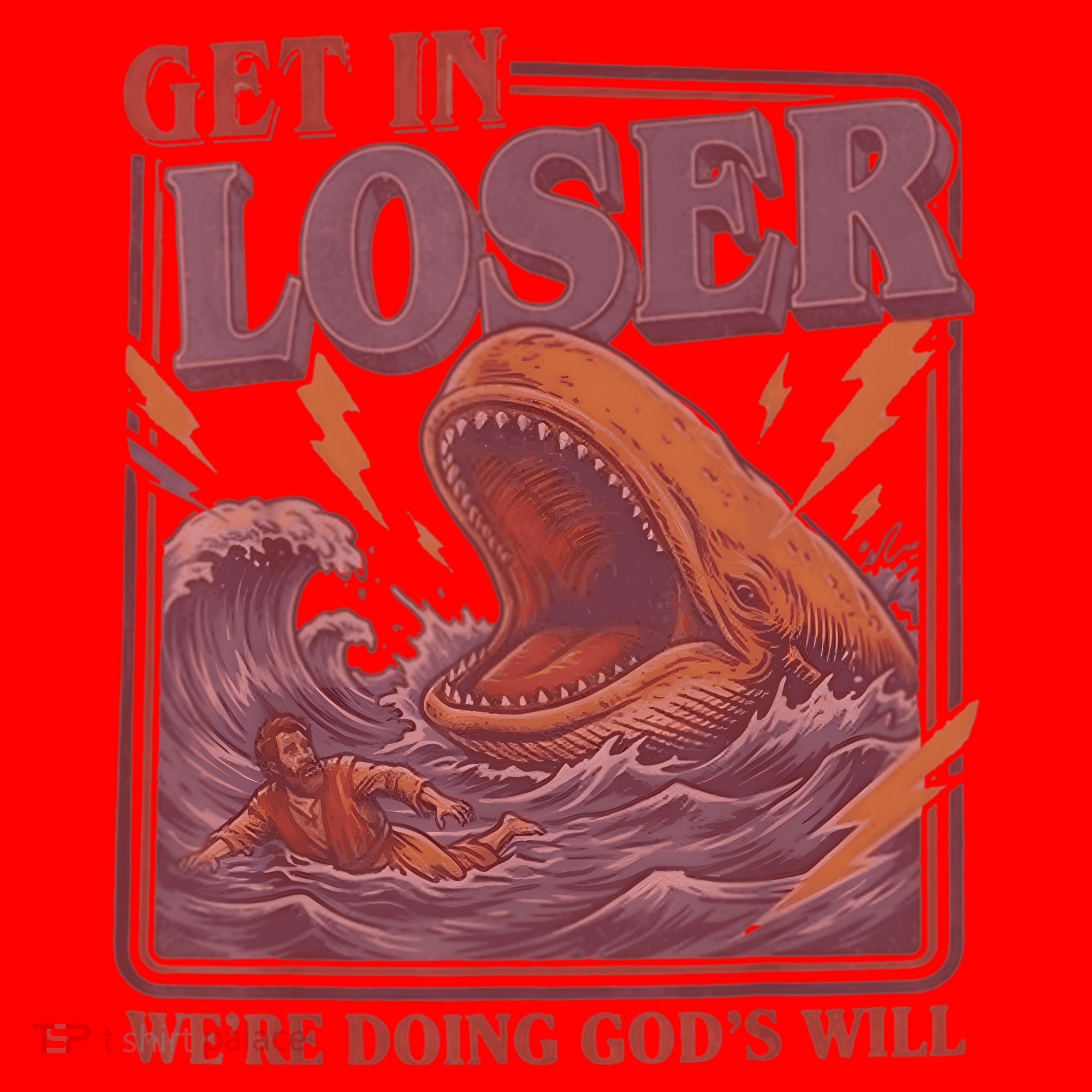 Get In Looser Were Doing God's Will Santa Hat
