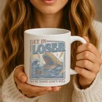 Get In Looser Were Doing God's Will Coffee Mug thumb 3