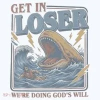 Get In Looser Were Doing God's Will Ornament thumb 1