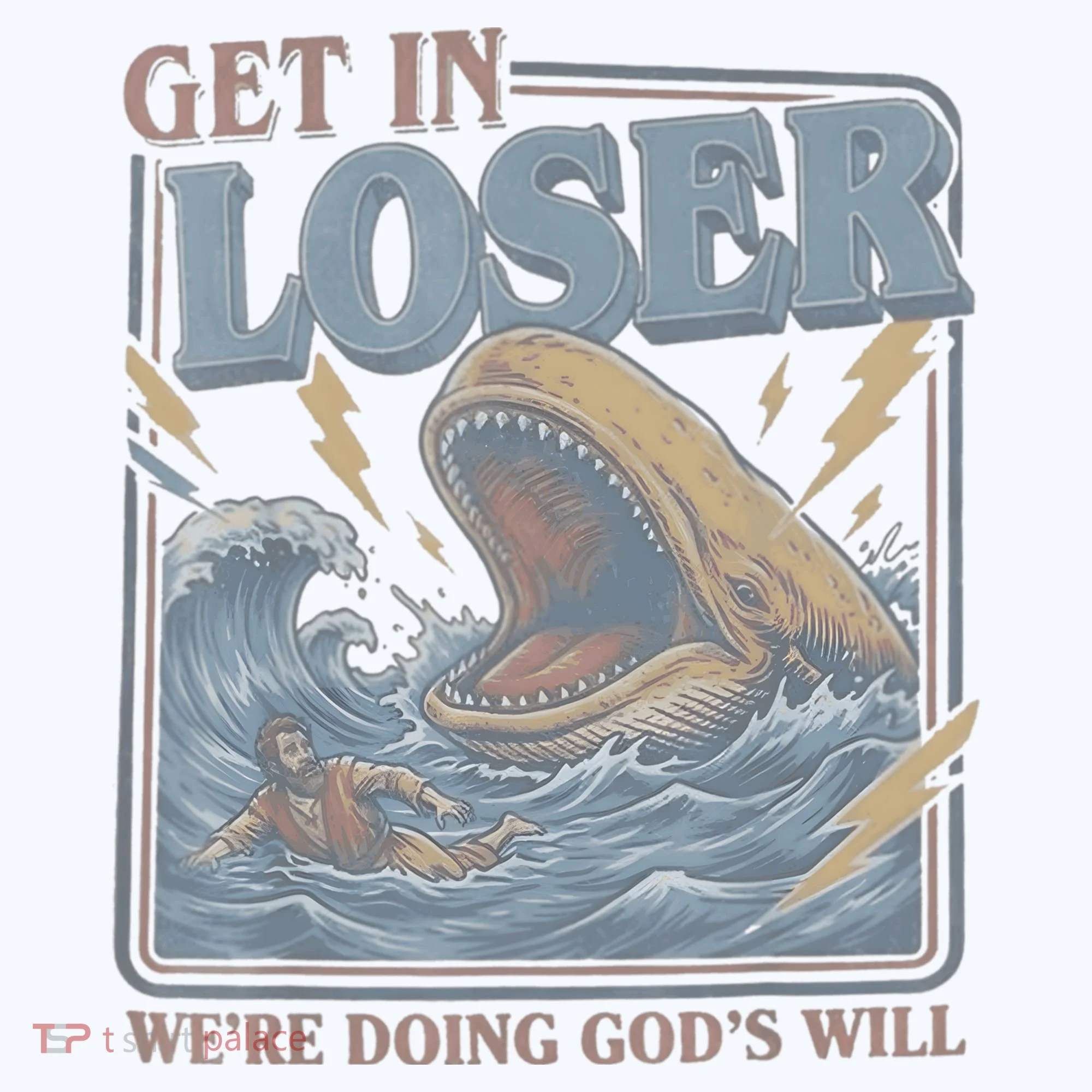 Get In Looser Were Doing God's Will Ornament