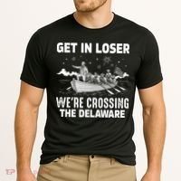 Get In Loser We're Crossing The Delaware Cooling Performance Crew T-Shirt thumb 2