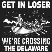 Get In Loser We're Crossing The Delaware Tumbler thumb 3