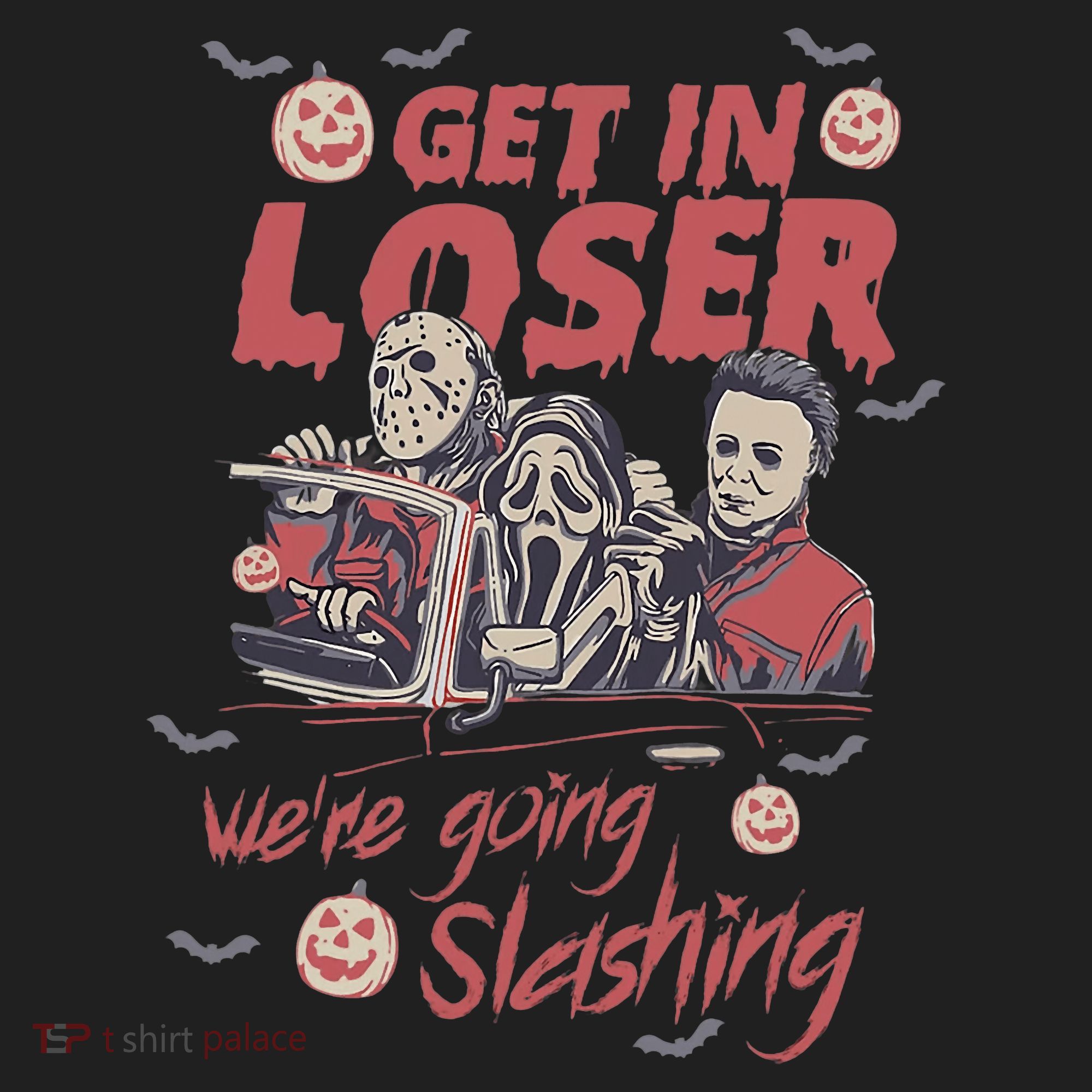 Get In Loser WeRe Going Slashing Horror Character Halloween Beanie