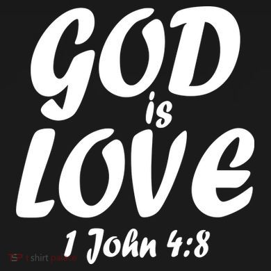 God Is Love 1 John 4:8 Bucket Hat