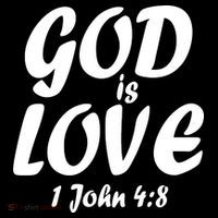 God Is Love 1 John 4:8 Bucket Hat thumb 4