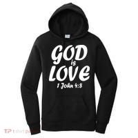 God Is Love 1 John 4:8 Women's Hoodie thumb 0