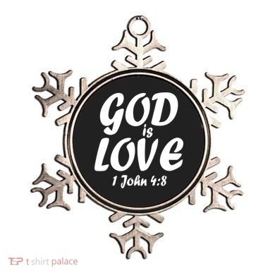 God Is Love 1 John 4:8 Ornament