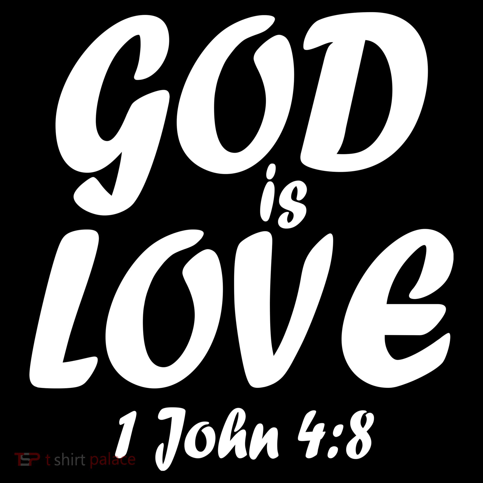 God Is Love 1 John 4:8 Ornament