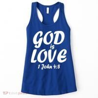 God Is Love 1 John 4:8 Women's Tank Top thumb 0