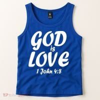 God Is Love 1 John 4:8 Tank Top thumb 2