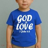 God Is Love 1 John 4:8 Toddler T-Shirt thumb 2