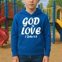 God Is Love 1 John 4:8 Kids Hoodie thumb 2