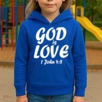 God Is Love 1 John 4:8 Kids Hoodie thumb 3