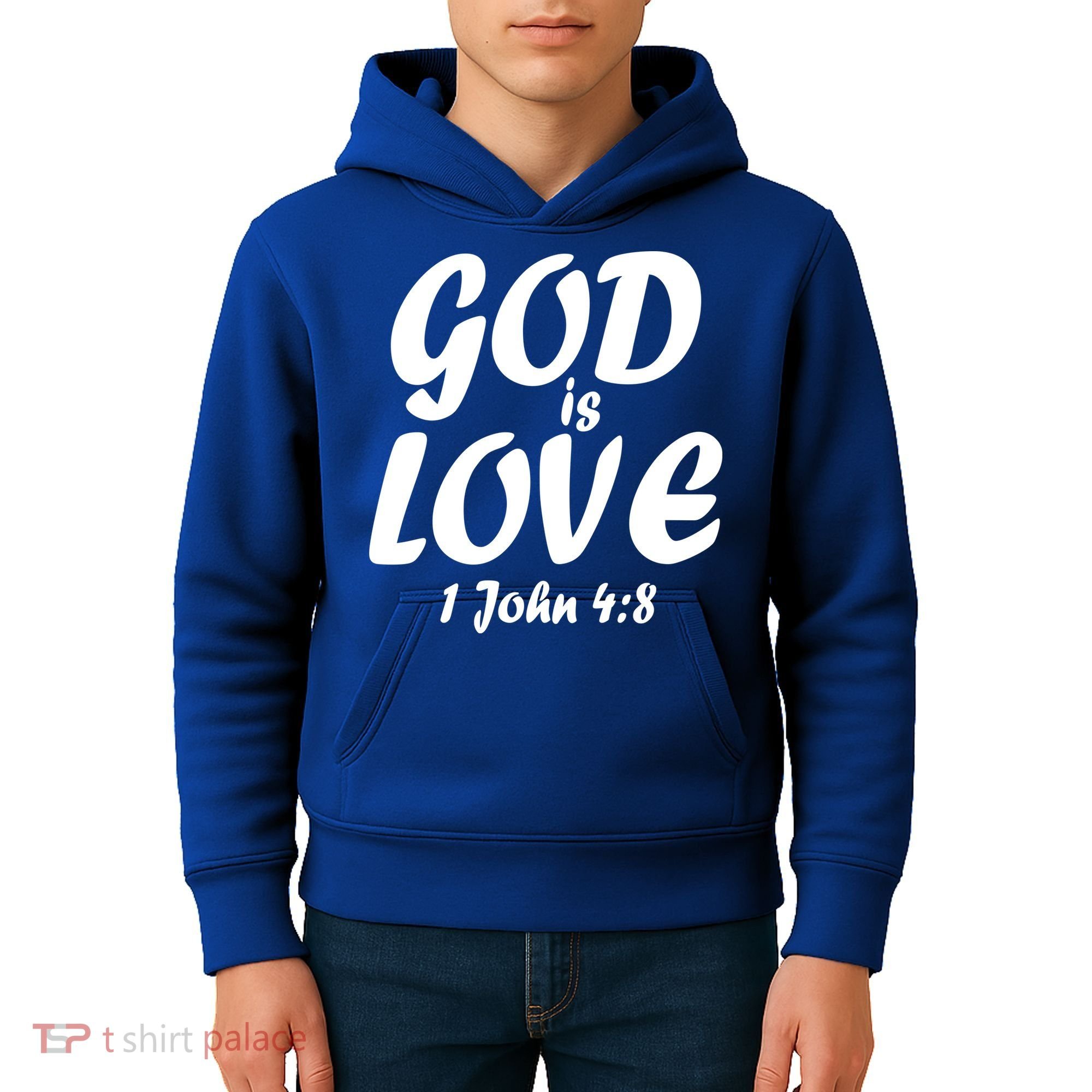 God Is Love 1 John 4:8 Kids Hoodie