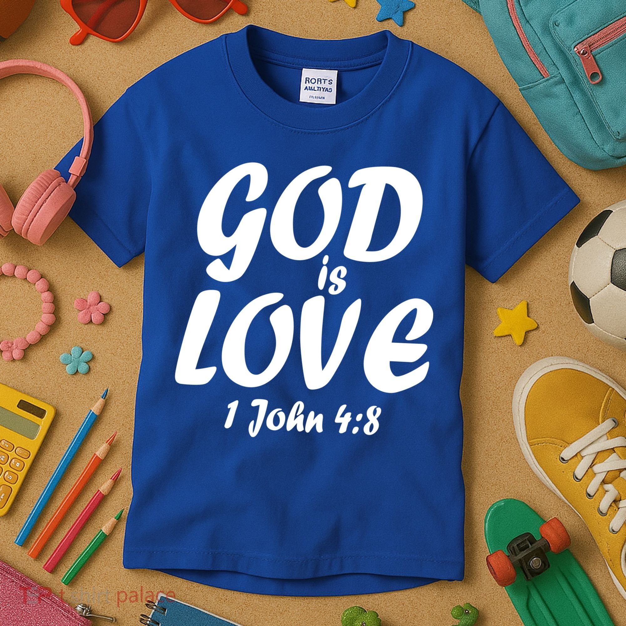 God Is Love 1 John 4:8 Kids T-Shirt