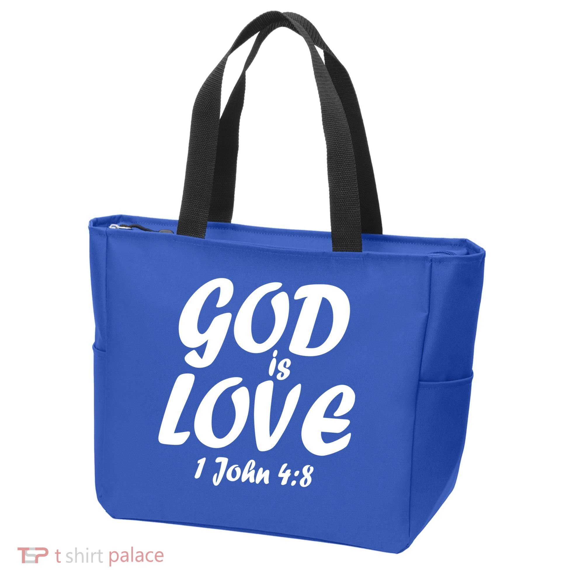 God Is Love 1 John 4:8 Tote Bag