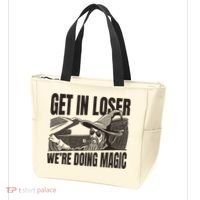 Get In Loser We're Doing Magic Wizard Parody Retro Tote Bag thumb 3