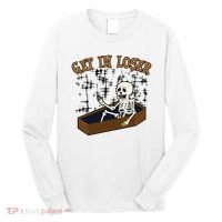 Get In Loser Funny Skeleton Halloween Long Sleeve Shirt thumb 0