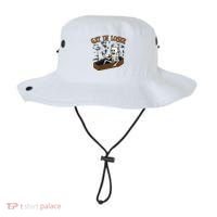 Get In Loser Funny Skeleton Halloween Bucket Hat thumb 0
