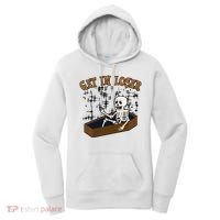 Get In Loser Funny Skeleton Halloween Women's Hoodie thumb 0
