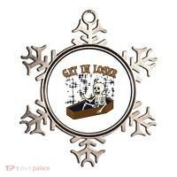 Get In Loser Funny Skeleton Halloween Ornament thumb 0
