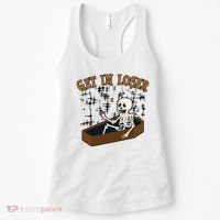 Get In Loser Funny Skeleton Halloween Women's Tank Top thumb 0