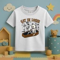 Get In Loser Funny Skeleton Halloween Toddler T-Shirt thumb 3