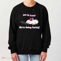 Get In Loser Were Going Caring Funny Bear Women's Sweatshirt thumb 0