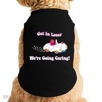 Get In Loser Were Going Caring Funny Bear Doggie Tank thumb 0