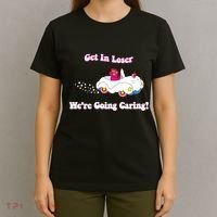 Get In Loser Were Going Caring Funny Bear T-Shirt thumb 4