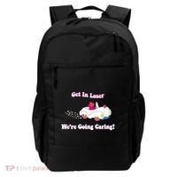Get In Loser Were Going Caring Funny Bear Backpack thumb 0