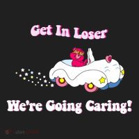 Get In Loser Were Going Caring Funny Bear Beanie thumb 2