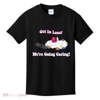 Get In Loser Were Going Caring Funny Bear Kids T-Shirt thumb 0