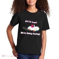 Get In Loser Were Going Caring Funny Bear Kids T-Shirt thumb 2