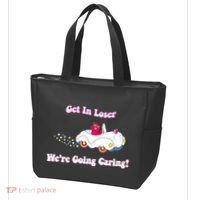 Get In Loser Were Going Caring Funny Bear Tote Bag thumb 3