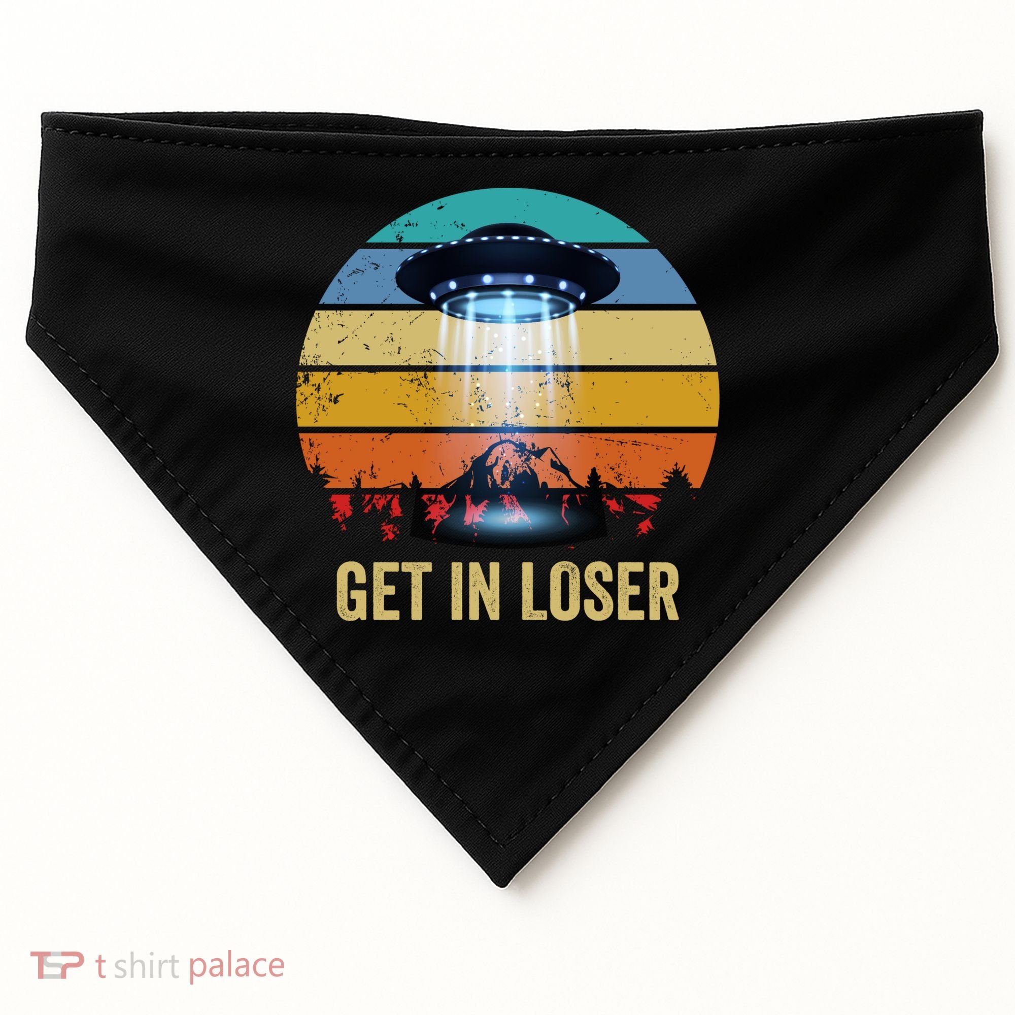 Get In Loser Alien Bigfoot Plus Size USA-Made Doggie Bandana