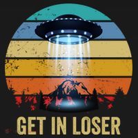 Get In Loser Alien Bigfoot Plus Size USA-Made Doggie Bandana thumb 2