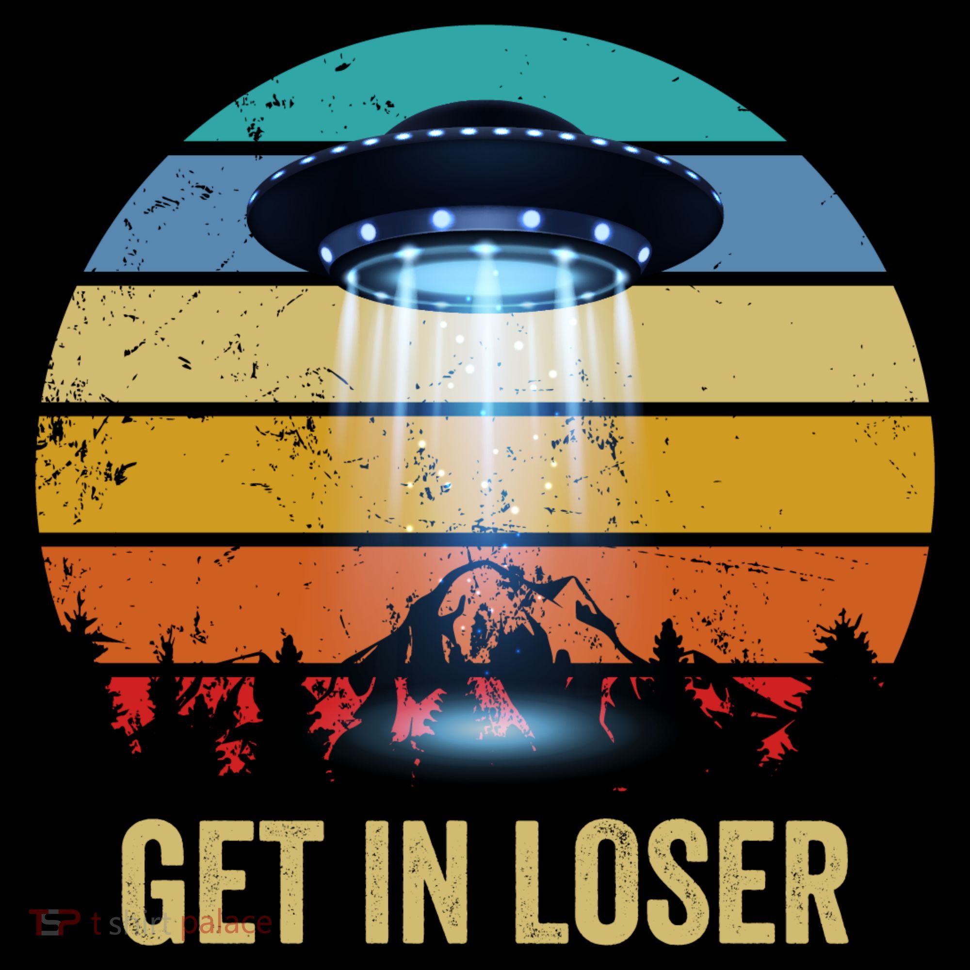 Get In Loser Alien Bigfoot Plus Size Ornament