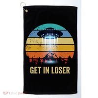 Get In Loser Alien Bigfoot Plus Size Golf Towel thumb 0