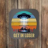 Get In Loser Alien Bigfoot Plus Size Coaster thumb 0