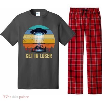Get In Loser Alien Bigfoot Plus Size Pajama Set