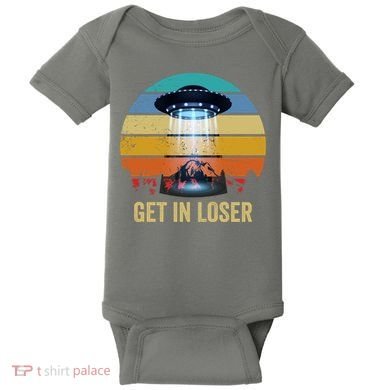 Get In Loser Alien Bigfoot Plus Size Baby Bodysuit