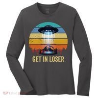 Get In Loser Alien Bigfoot Plus Size Women's Long Sleeve Shirt thumb 0