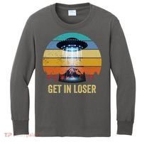 Get In Loser Alien Bigfoot Plus Size Kids Long Sleeve Shirt thumb 0
