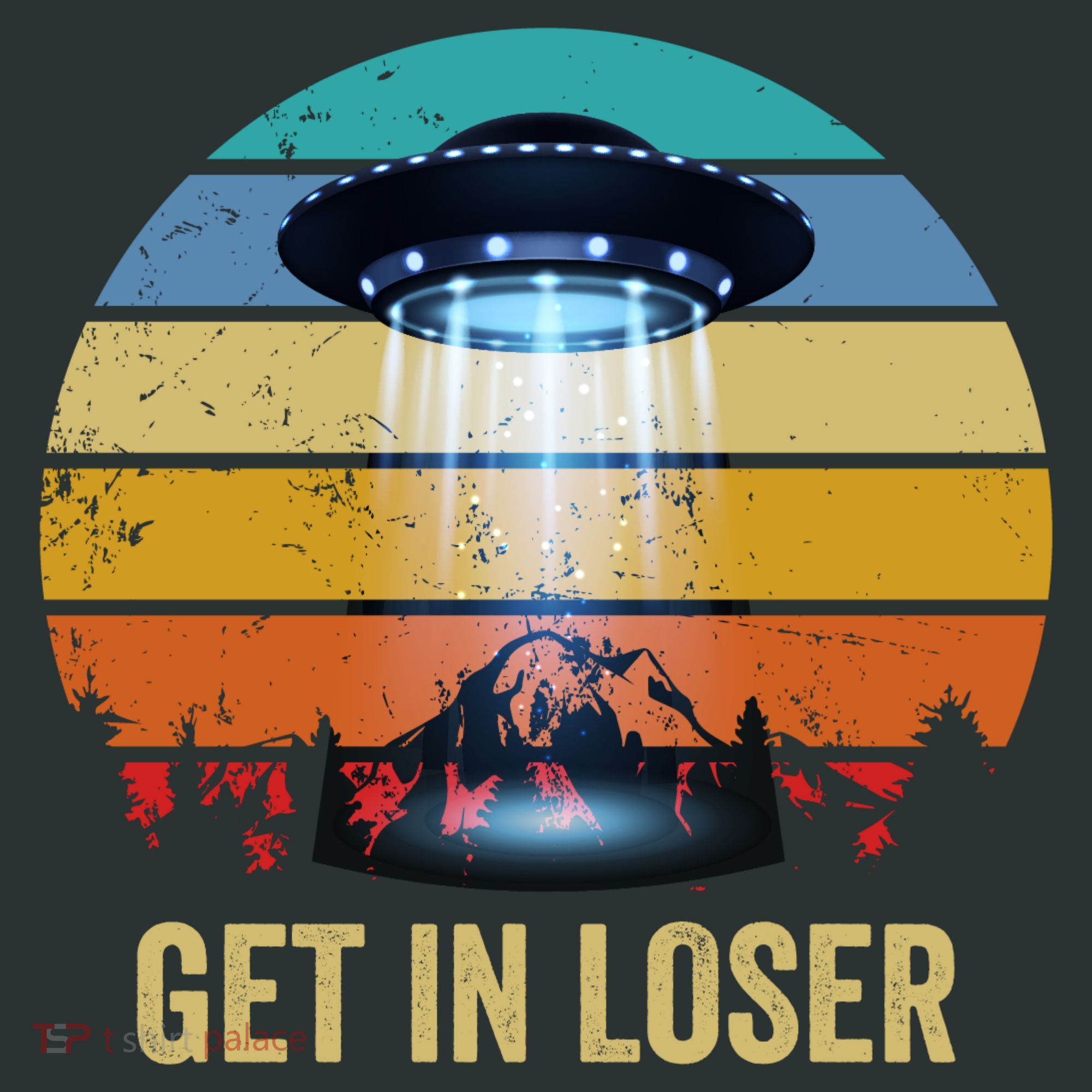 Get In Loser Alien Bigfoot Plus Size Kids Long Sleeve Shirt
